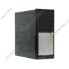 Корпус Miditower Superpower "3341-A11", ATX, черно-серебр. (450Вт) 