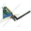 Сет.адаптер Wi-Fi 300Мбит/сек. TRENDnet "TEW-643PI" 802.11b/g/n(draft) (PCI) (ret)