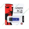Накопитель USB flash 8ГБ Kingston "DataTraveler 102" DT102/8GB, сине-черный (USB2.0) 