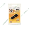 Накопитель USB flash 8ГБ Silicon Power "LuxMini 710" SP008GBUF2710V1K, черный (USB2.0) 