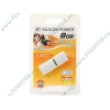Накопитель USB flash 8ГБ Silicon Power "LuxMini 710" SP008GBUF2710V1S, серебр. (USB2.0) 