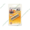 Накопитель USB flash 8ГБ Silicon Power "LuxMini 720" SP008GBUF2720V1G, золотой (USB2.0) 