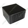 Сетевое хранилище данных Synology "DS1010+" для 5x3.5"/2.5" SATA HDD, черный (LAN) 