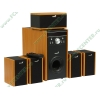 Акустическая система 5.1 Genius "SW-HF5.1 4000" сабвуфер 25Вт, сателлиты 5x15Вт, дерево (ret)