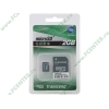 Карта памяти 2ГБ Transcend "TS2GUSD" Micro SecureDigital Card + адаптер 