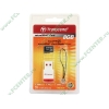 Карта памяти 8ГБ Transcend "TS8GUSDHC2-P3" Micro SecureDigital Card HC Class2 + адаптер USB 