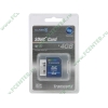 Карта памяти 4ГБ Transcend "TS4GSDHC6" SecureDigital Card HC Class6 