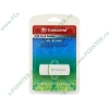 Устройство чтения карт памяти MMC/SDHC/microSDHC/M2 Transcend "TS-RDP5W", внешн., белый (USB2.0) (ret)