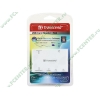 Устройство чтения карт памяти MMC/SDHC/microSDHC/MS/M2 Transcend "TS-RDP7W", внешн., 3 доп. порта USB, белый (USB2.0) (ret)