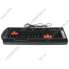 Клавиатура A4Tech "X7 G800", 104+22кн., водостойкая, чёрно-серый (PS/2) (ret)