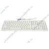 Клавиатура A4Tech "KM-720", 104кн., белый (PS/2) (ret)