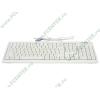 Клавиатура A4Tech "KM-720", 104кн., белый (PS/2) (ret)