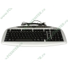 Клавиатура A4Tech "KBS-21", 104+16кн., чёрно-серебр. (USB) (ret)