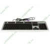 Клавиатура A4Tech "LCDS-720", 104кн., серебр.-чёрный (PS/2) (ret)