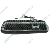 Клавиатура Delux "DLK-8000", 104+26кн.+скр., чёрно-серебр. (USB) (ret)