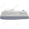 Клавиатура Genius "Comfy KB-06X", 104+3кн., эрг., белый (PS/2) (ret)