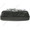 Клавиатура Genius "KB-16e Scroll", 104+16кн.+скр., эрг., черный (PS/2) (ret)