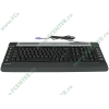 Клавиатура Genius "Slim Star 250", 104+23кн.+скр., черно-серебр. (PS/2) (ret)