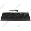 Клавиатура Genius "Slim Star 220", 104+12кн., водостойкая, черно-серебр. (USB) (ret)