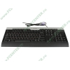 Клавиатура Genius "Slim Star 220", 104+12кн., водостойкая, черно-серебр. (PS/2) (ret)