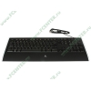 Клавиатура Logitech "Illuminated Keyboard", 102+5кн., подсветка, черный (USB) (ret)