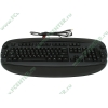 Клавиатура Microsoft "Reclusa" 9VU-00013, 104+10кн., подсветка, эрг., черный (USB) (ret)