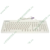 Клавиатура Samsung "Pleomax PKB-720W", 104кн., белый (PS/2) (ret)