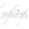 Клавиатура Samsung "Pleomax PKB-750W", 104кн., белый (PS/2) (ret)