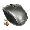 "Мышь" A4Tech "G7 Gaming Class G7-540-1" оптич., беспров., 3кн.+скр., серо-черный (USB) (ret)