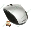 "Мышь" A4Tech "G7 Gaming Class G7-540-2" оптич., беспров., 3кн.+скр., серебр.-черный (USB) (ret)