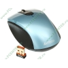 "Мышь" A4Tech "G7 Gaming Class G7-630-2" оптич., беспров., 2кн.+скр., черно-голубой (USB) (ret)