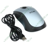 "Мышь" Delux "DLM-505L" лазерн., 4кн.+скр., серебр.черный (USB) (ret)