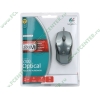 "Мышь" Logitech "V100 Optical Notebook Mouse" 931641-0914 оптич., 2кн.+скр., серебр.-черный (USB) (ret)