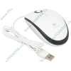 "Мышь" Logitech "Mouse M100" 910-001605 оптич., 2кн.+скр., бело-черный (USB) (ret)