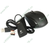 "Мышь" Logitech "VX Nano Cordless Laser Mouse for Notebooks" 910-001172 лазерн., беспров., 5кн.+скр., черный (USB) (oem)