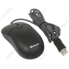 "Мышь" Microsoft "Basic Optical Mouse" оптич., 2кн.+скр., черный (USB) (oem)