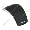 "Мышь" Microsoft "Wireless Arc Mouse" ZJA-00010 лазерн., беспров., 3кн.+скр., черно-серебр. (USB) (ret)