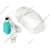 "Мышь" Samsung "Pleomax SPM-7000X" оптич., 2кн.+скр., белый (PS/2, USB) (ret)