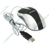 "Мышь" Sven "OP-12" оптич., 2кн.+скр., серебр.-черный (USB) (ret)