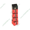 Разветвитель 4 порта USB2.0 Konoos "Небоскреб UK-05", внешн. (ret)