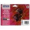 Комплект картриджей Epson "T0735/T0735N" C13T10554A10 (черный, голубой, пурпурный, желтый) для Stylus C79/C110/CX3900/CX4900/CX5900/CX6900F/CX7300/CX8300/CX9300F/TX200/TX400 