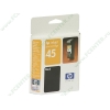 Картридж HP "45" 51645A (черный) для DJ 8xx/7хх/990/1600/11хх/PhSm1000/1100 