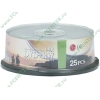 Диск DVD+RW 4.7ГБ 1-4x LG пласт. коробка, на шпинделе (25шт./уп.) 