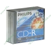 Диск CD-R 700МБ 52x Philips "CR7D5NS10" Slim (10шт./уп.) 
