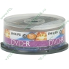 Диск DVD-R 4.7ГБ 16x Philips "DM4S6B25F", пласт.коробка, на шпинделе (25шт./уп.) 