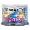 Диск DVD-R 4.7ГБ 16x Philips "DM4S6B50F" пласт.коробка, на шпинделе (50шт./уп.) 
