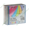 Диск CD-R 700МБ 52x TDK "CD-R80SCMIXA10" Slim, цветные (10шт./уп.) 