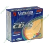 Диск CD-R 700МБ 52x Verbatim 43308 "DataLifePlus" 80мин SuperAzo Slim, цветные (10шт./уп.) 