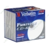 Диск CD-R 700МБ 52x Verbatim 43424 80min SuperAzo Photo Printable Slim (20шт./уп.) 