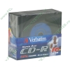 Диск CD-R 700МБ 52x Verbatim 43426 80min Vinyl SuperAzo Slim (10шт./уп.) 